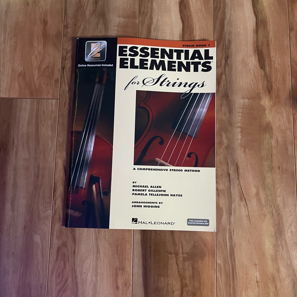 Essential elements for strings (violin book 1!! ) 🎻